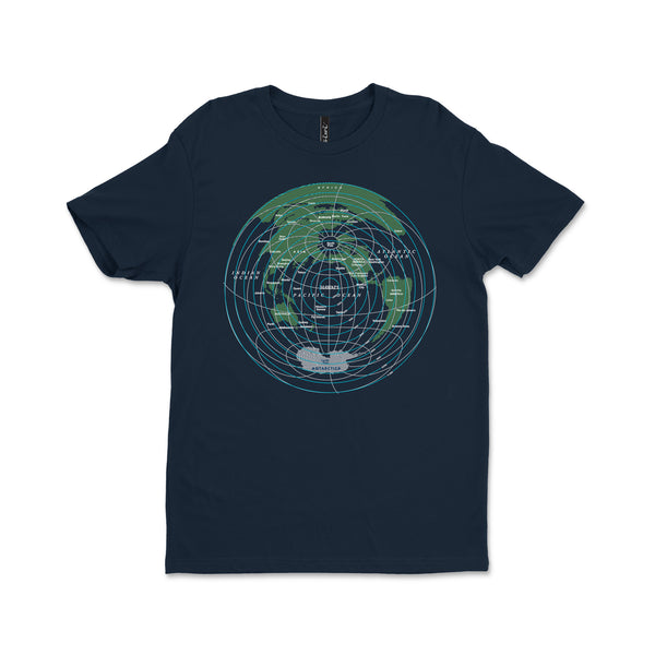 Global Distance T-shirt in Navy - Oiwi