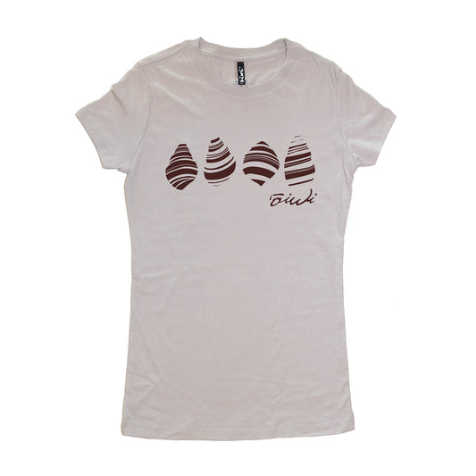 Kāhuli Tree Snails Wahine Crew Neck Tee - ‘Ōiwi