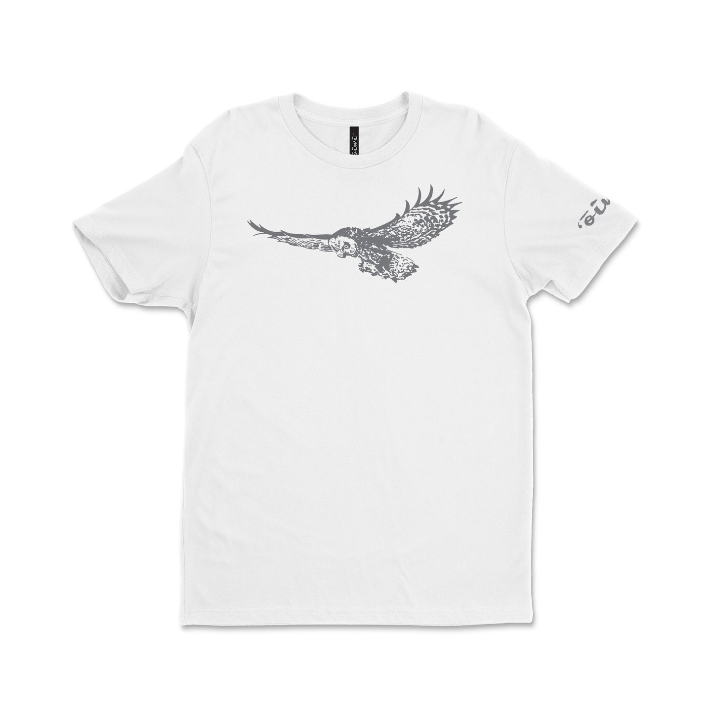 Pueo T-Shirt – Hawaiian Owl Design Lightweight Cotton