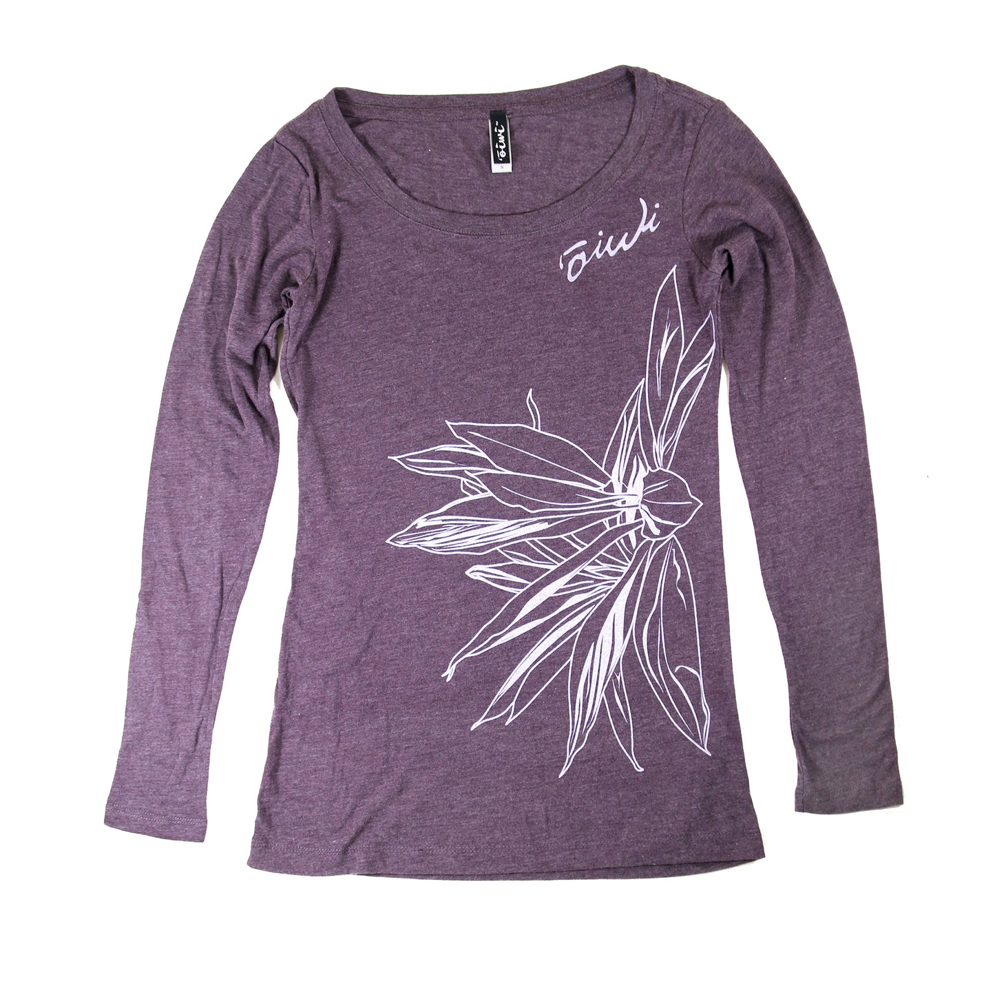 Ti Leaf Wahine Long Sleeve Tee - ‘Ōiwi