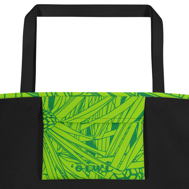 Hala Beach Bag in Green - ‘Ōiwi