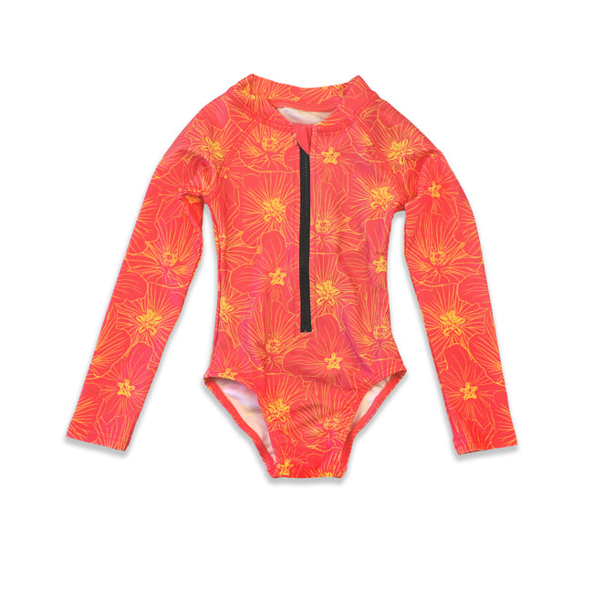 Ilima KEIKI Long Sleeve Swim Suit with UPF 30 - ‘Ōiwi