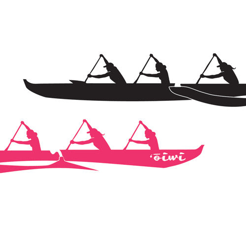 Six-Women Outrigger Sticker - ‘Ōiwi