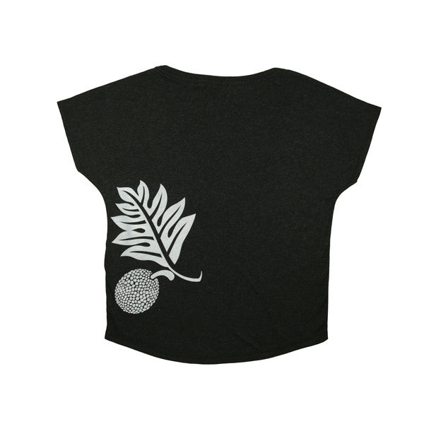 Ulu Wahine Dolman Tee in Black - ‘Ōiwi