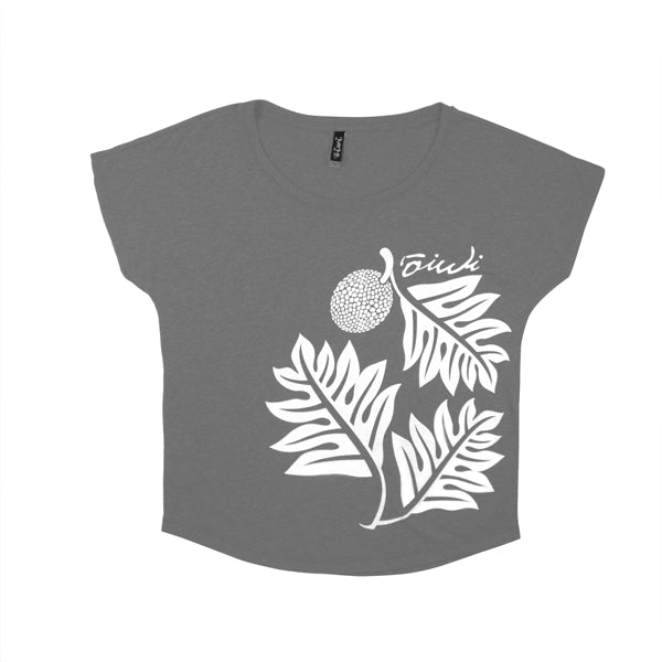 Ulu Wahine Dolman Tee in Black - ‘Ōiwi