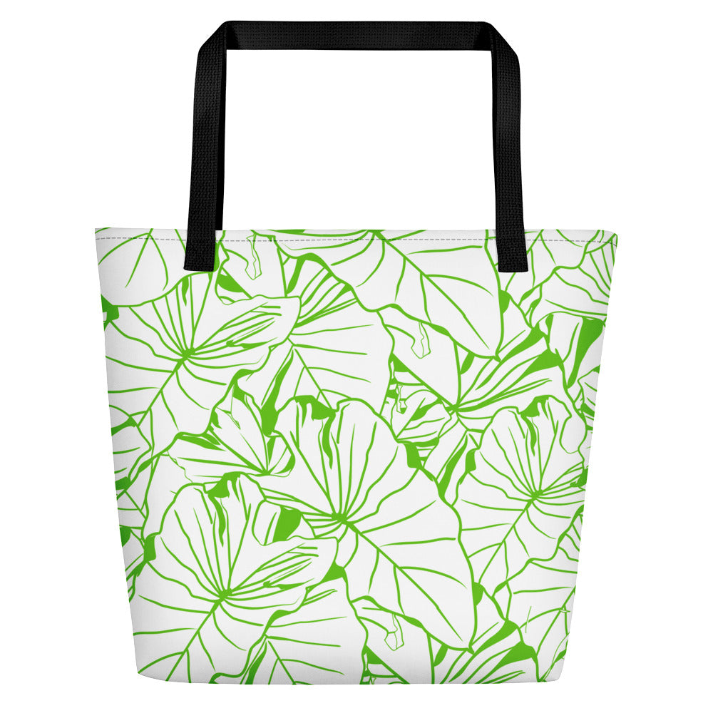 Kalo Beach Bag (white) - ‘Ōiwi