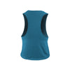 Cross Paddles Wahine Cropped Tank Tee in Teal - Oiwi
