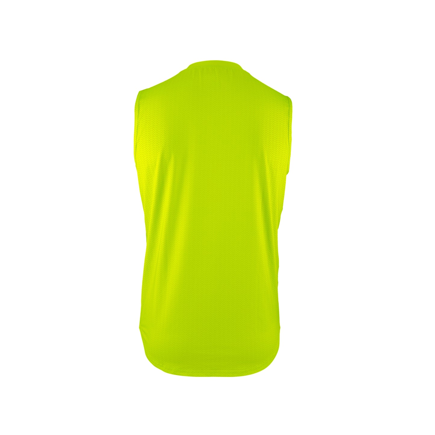 Cross Paddles Sleeveless UPF 30 Shirt in Safety Green - Oiwi