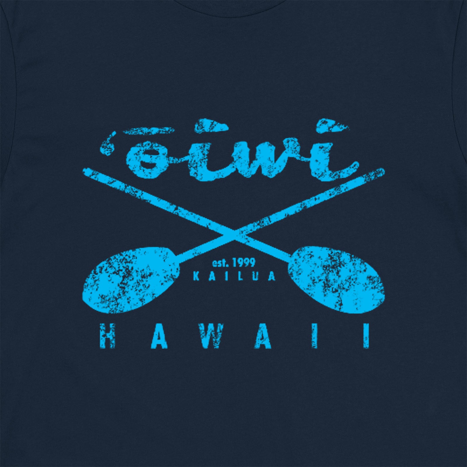 Cross Paddles T-shirt in Navy - Oiwi