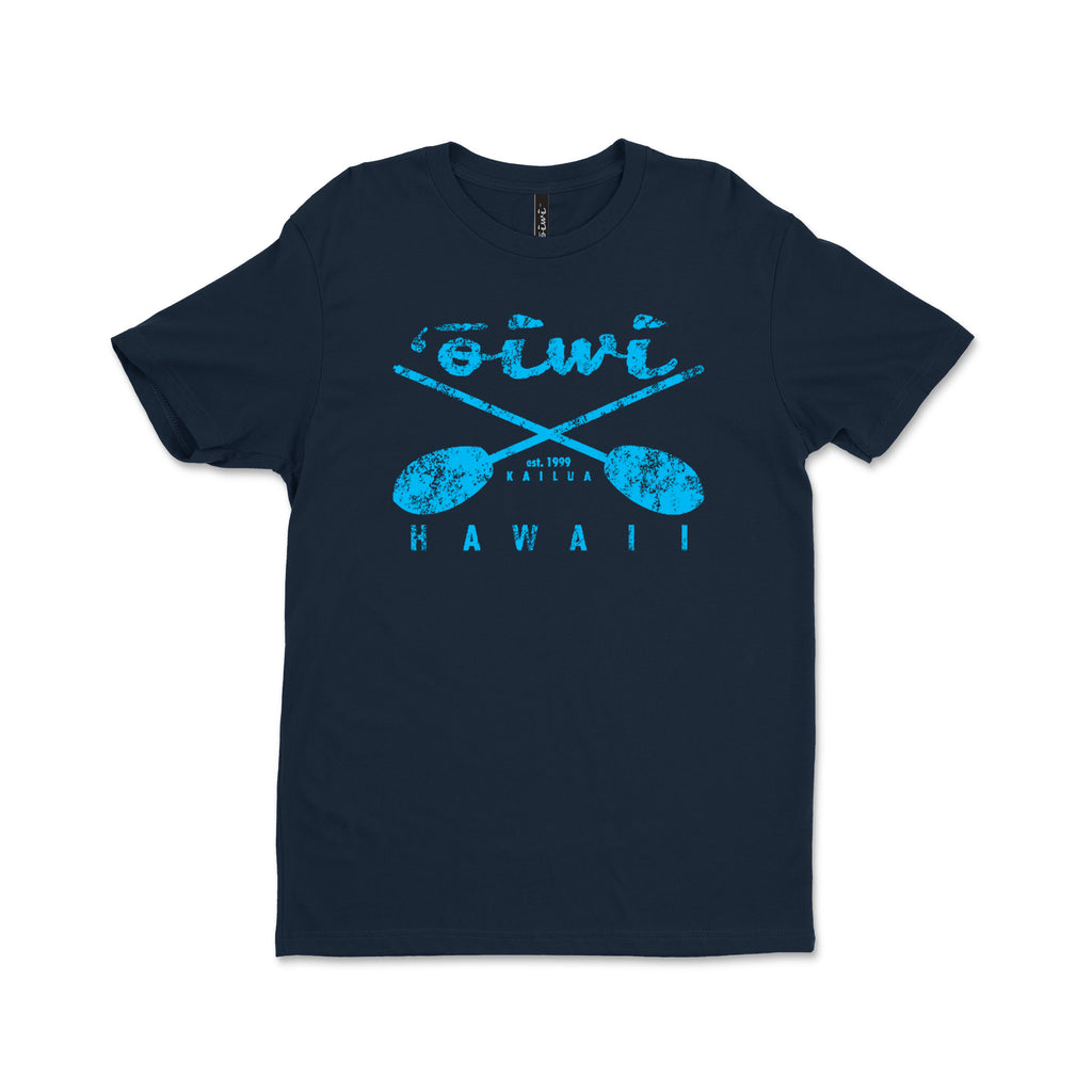 Cross Paddles T-shirt in Navy - Oiwi