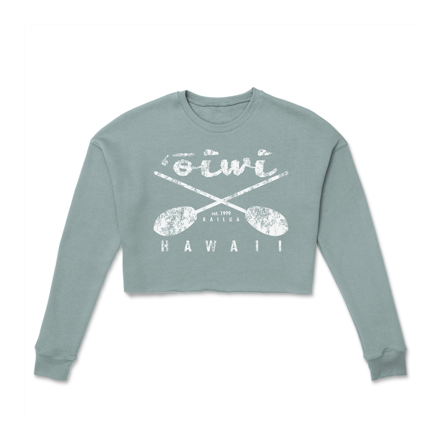 Wahine Crop Crosspaddle Sweatshirt Tee