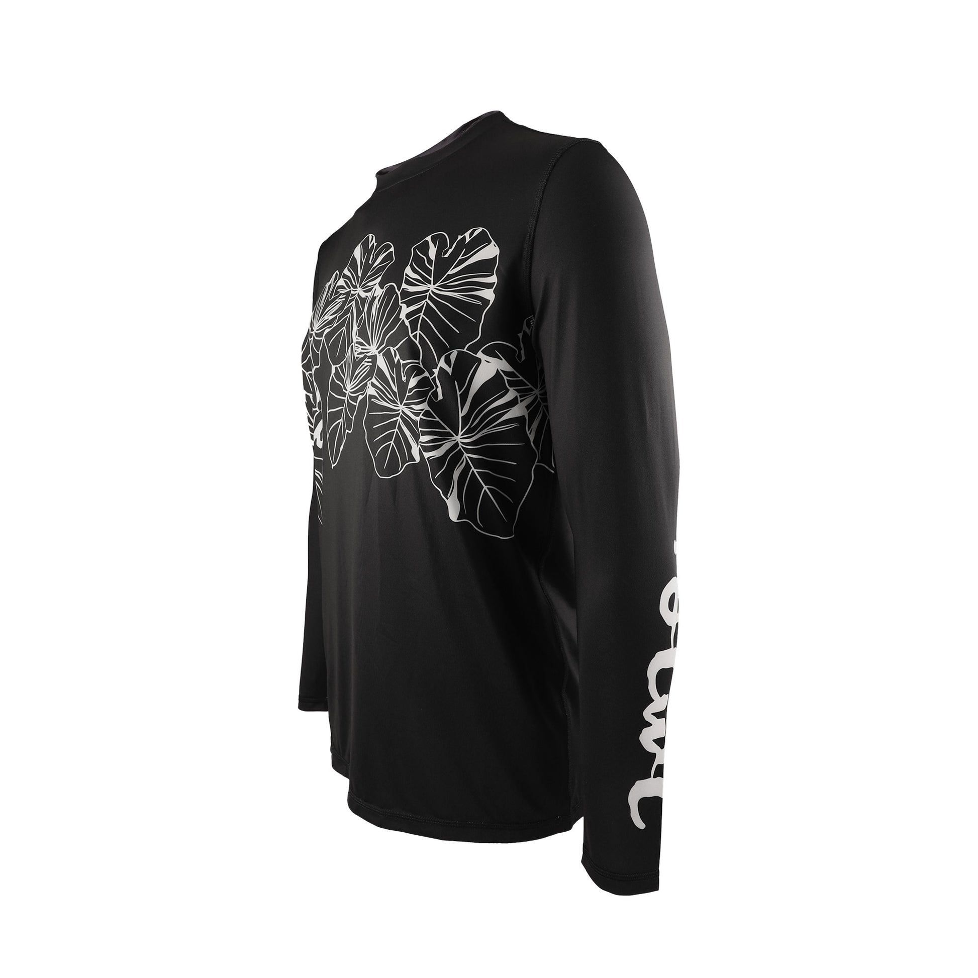 Kalo Organic Long Sleeve UPF 30 Shirt in Black - Oiwi