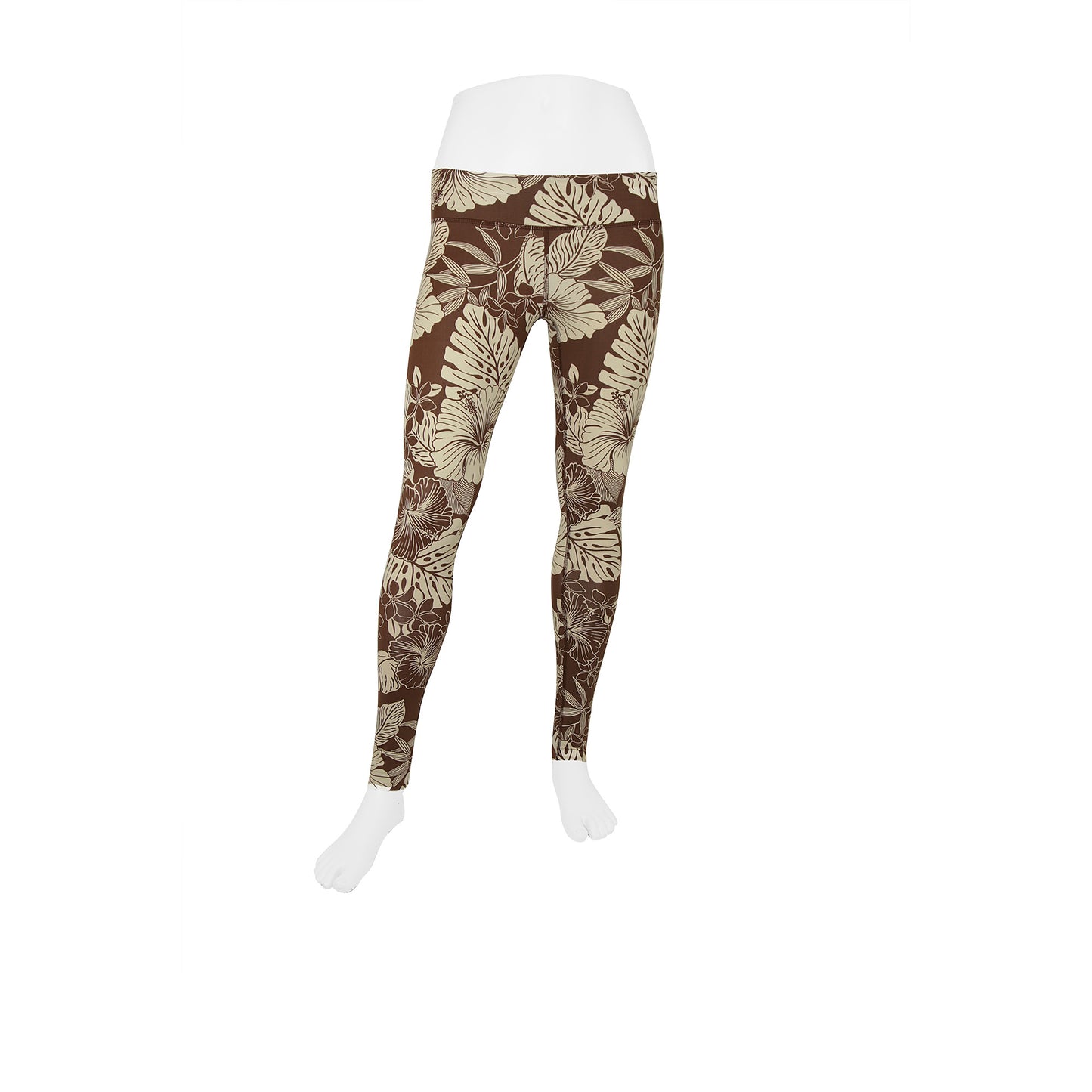 Kohala Wahine UPF Leggings in Brown