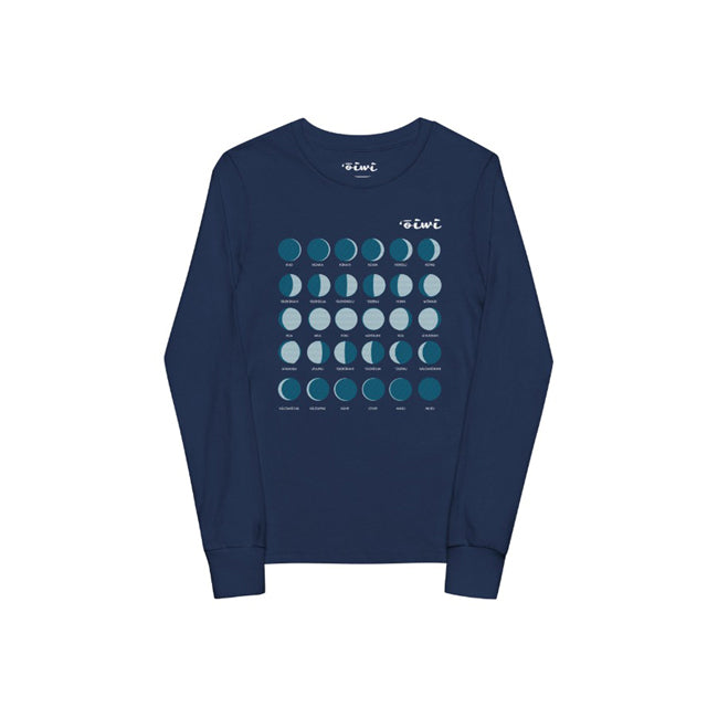 Kaulana Mahina Youth Long Sleeve Tshirt - Oiwi