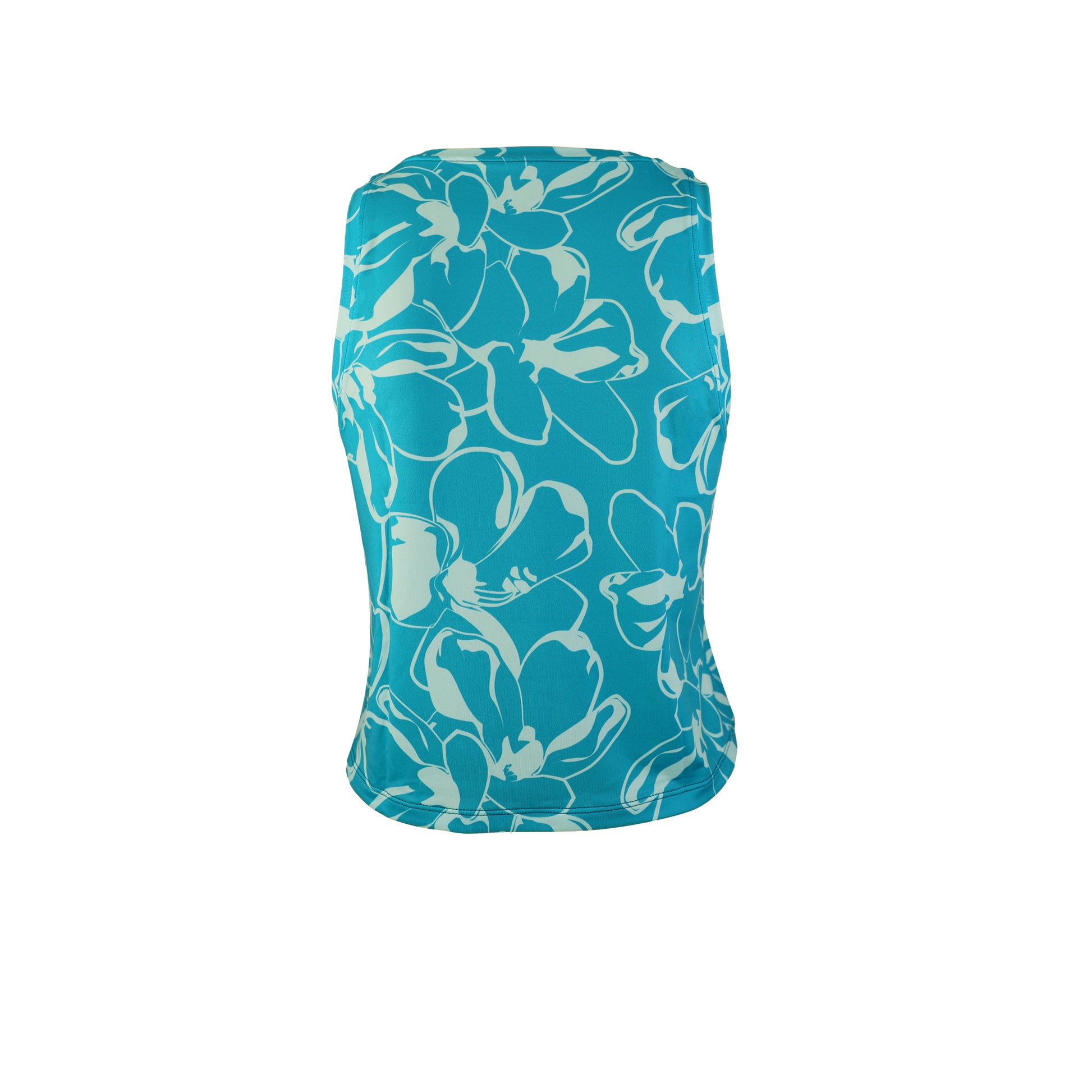 Wahine Puakenikeni Cropped Sleeveless UPF 30 Shirt - Oiwi