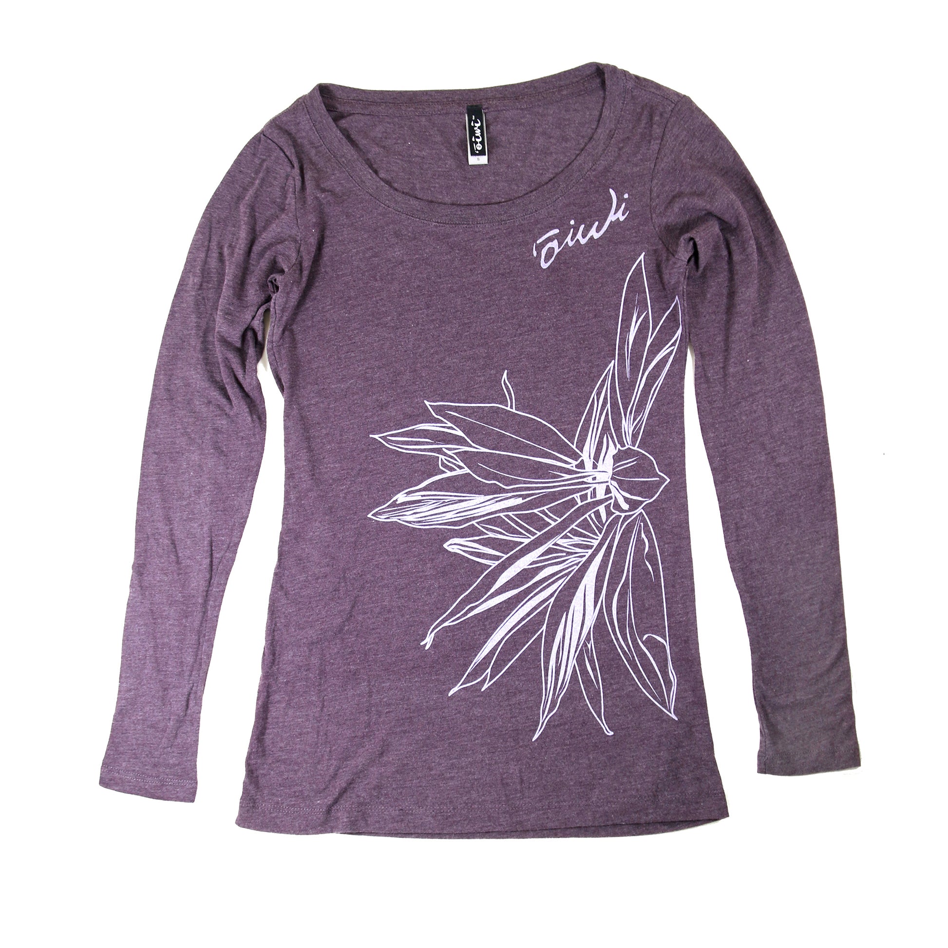 Ti Leaf Wahine Long Sleeve Tee - ‘Ōiwi