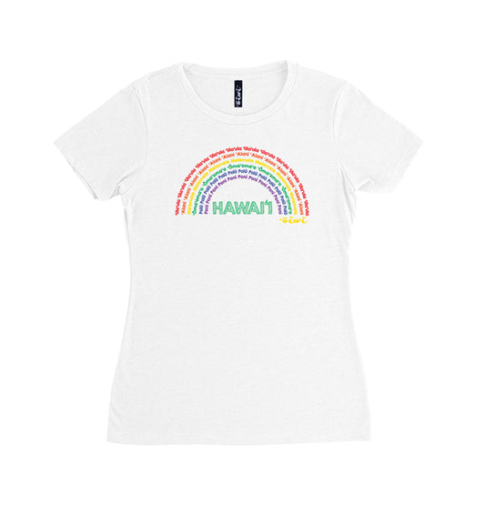 Anuenue Wahine Tee - ‘Ōiwi