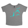 Culture Wahine Dolman Tee in Grey - Oiwi