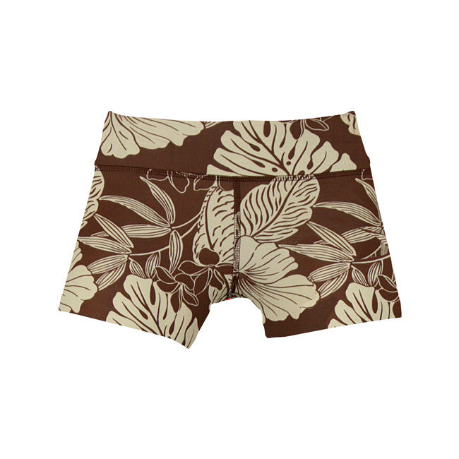 Kohala Wahine Short Tights in Brown - ‘Ōiwi