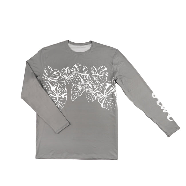Kalo Organic Long Sleeve UPF 30 Shirt in Charcoal - Oiwi