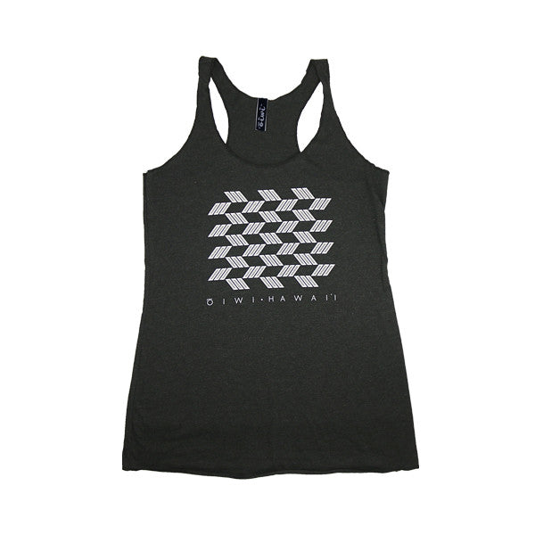 Kapa Wahine Racer Back Tank Tee - ‘Ōiwi