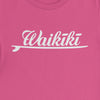 Waikiki Surf Keiki Tshirt in Bright Pink - Oiwi