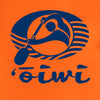 Oiwi Logo Long Sleeve UPF 30 Shirt in Orange - Oiwi