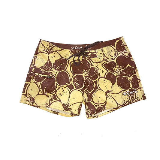 Plumeria Wahine Board Shorts - ‘Ōiwi