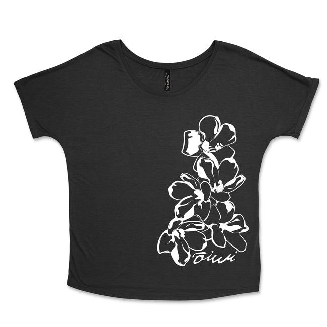 Puakenikeni Wahine Dolman Tee - Oiwi