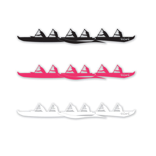 Six-Women Outrigger Sticker - ‘Ōiwi