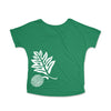 Ulu Wahine Dolman Tee in Green - Oiwi