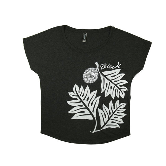 Ulu Wahine Dolman Tee in Black - ‘Ōiwi
