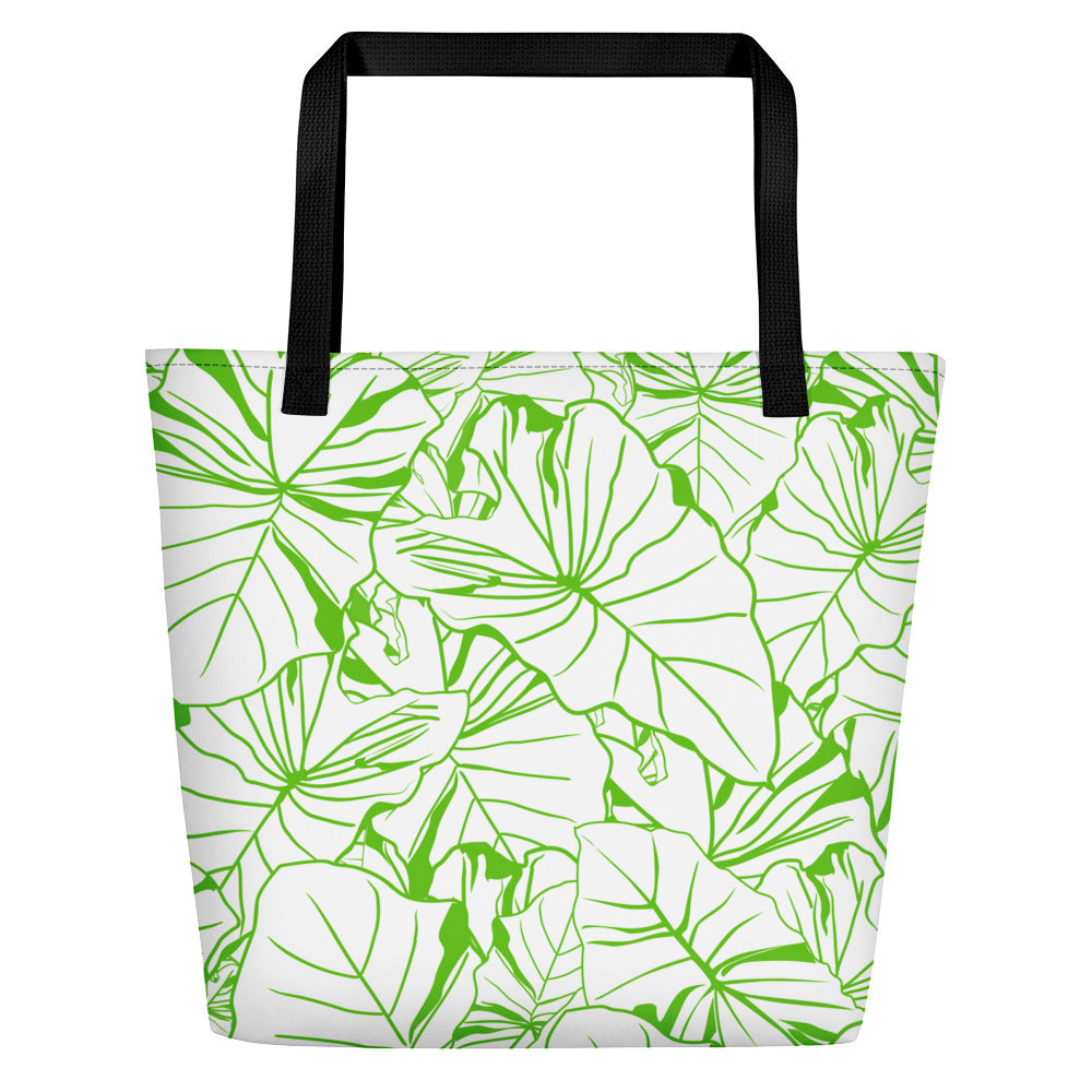 Kalo Beach Bag (white) - ‘Ōiwi