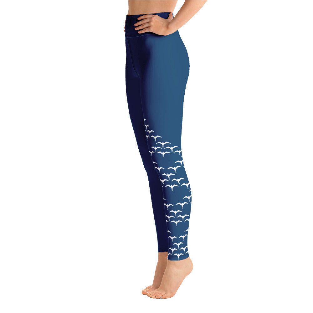 Iwa Birds Full Length Wahine High Waisted Legging